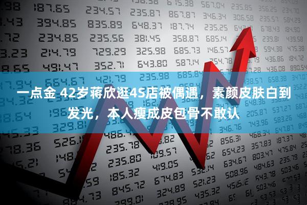 一点金 42岁蒋欣逛4S店被偶遇，素颜皮肤白到发光，本人瘦成皮包骨不敢认