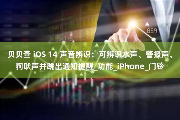 贝贝查 iOS 14 声音辨识：可辨识水声、警报声、狗吠声并跳出通知提醒_功能_iPhone_门铃